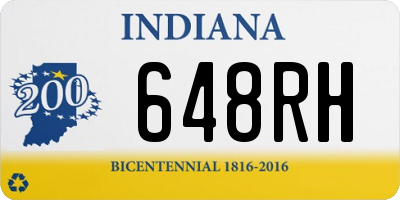 IN license plate 648RH