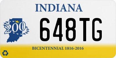 IN license plate 648TG