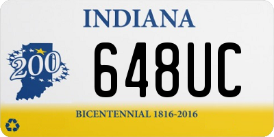 IN license plate 648UC