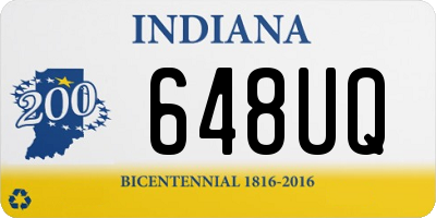 IN license plate 648UQ