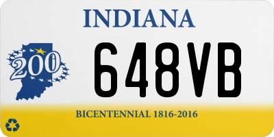 IN license plate 648VB