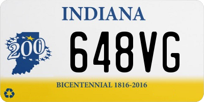 IN license plate 648VG