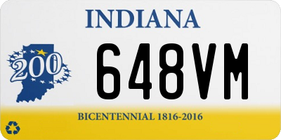 IN license plate 648VM