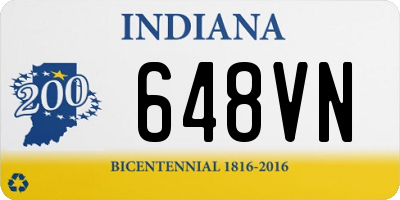 IN license plate 648VN