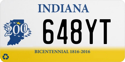 IN license plate 648YT