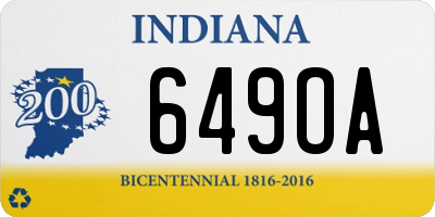 IN license plate 649OA