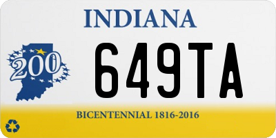 IN license plate 649TA