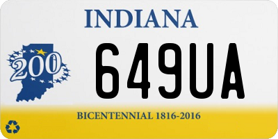 IN license plate 649UA