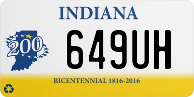 IN license plate 649UH
