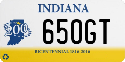 IN license plate 650GT