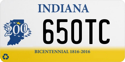 IN license plate 650TC