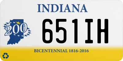 IN license plate 651IH