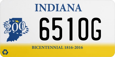 IN license plate 651OG