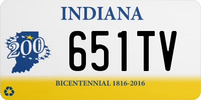 IN license plate 651TV