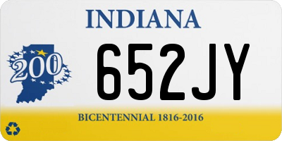 IN license plate 652JY