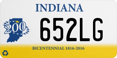 IN license plate 652LG