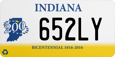 IN license plate 652LY