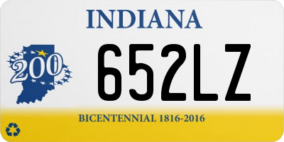 IN license plate 652LZ