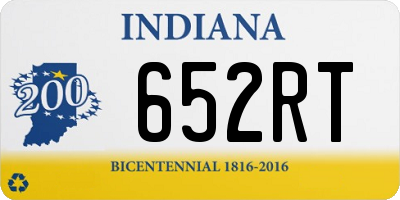 IN license plate 652RT