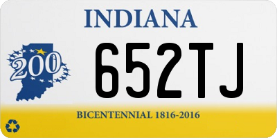 IN license plate 652TJ