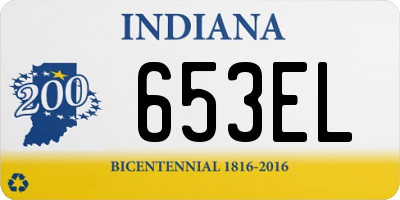 IN license plate 653EL