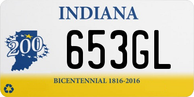 IN license plate 653GL