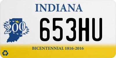 IN license plate 653HU