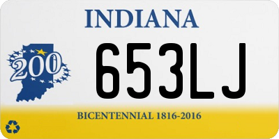 IN license plate 653LJ
