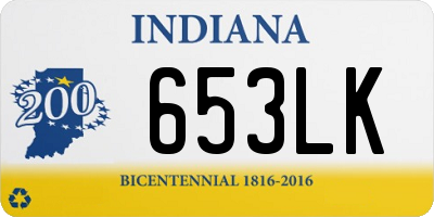 IN license plate 653LK
