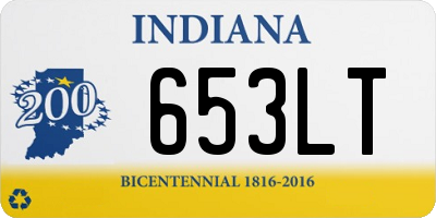 IN license plate 653LT