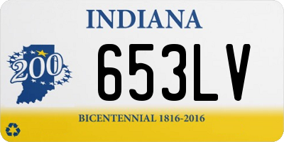 IN license plate 653LV