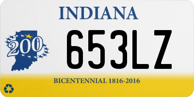 IN license plate 653LZ