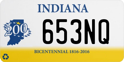 IN license plate 653NQ