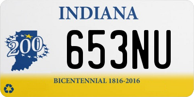 IN license plate 653NU