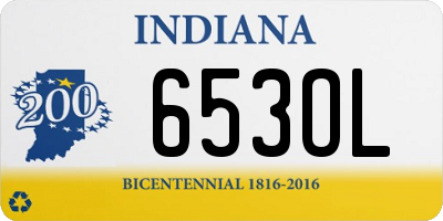 IN license plate 653OL