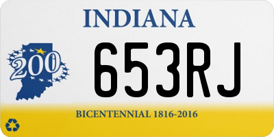 IN license plate 653RJ