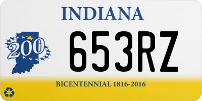IN license plate 653RZ
