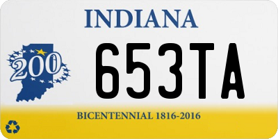 IN license plate 653TA