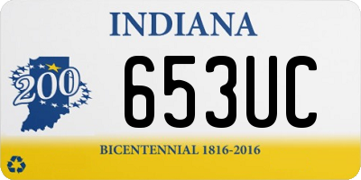 IN license plate 653UC