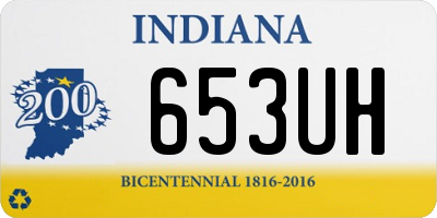 IN license plate 653UH