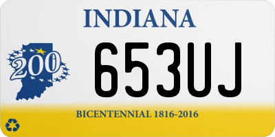 IN license plate 653UJ