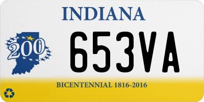 IN license plate 653VA