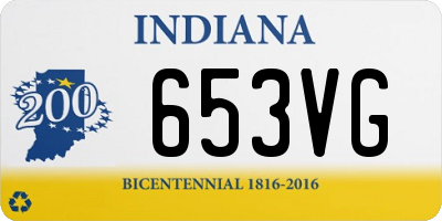 IN license plate 653VG