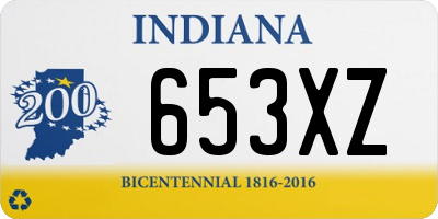 IN license plate 653XZ