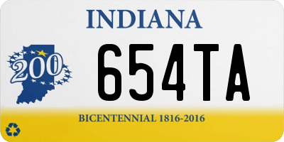 IN license plate 654TA