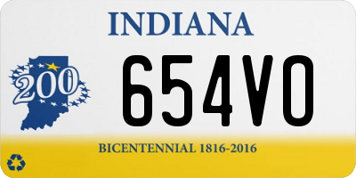 IN license plate 654VO