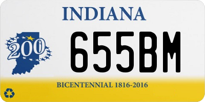 IN license plate 655BM