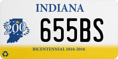 IN license plate 655BS