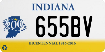 IN license plate 655BV