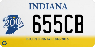 IN license plate 655CB